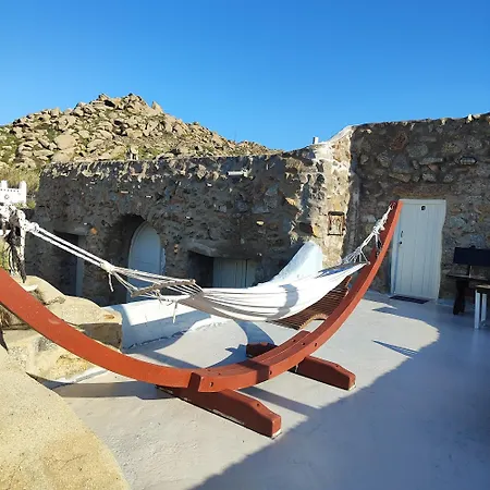 Artemis Authentic Mykonian Stone House Near
