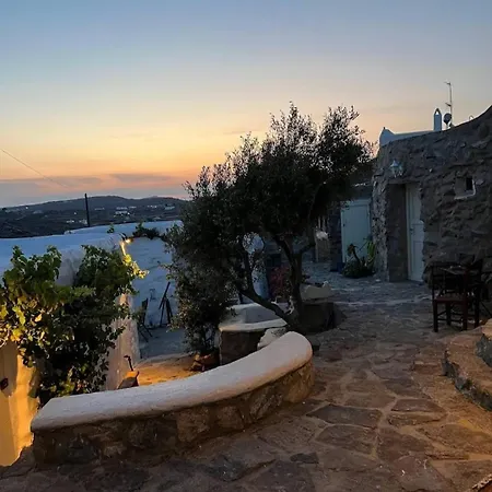 Artemis Authentic Mykonian Stone House Near Lodge *